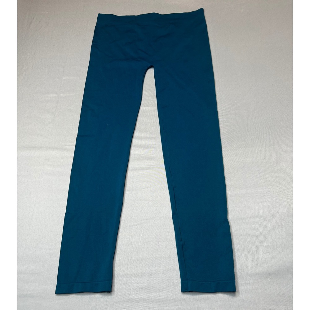 Mascara Teal Blue Seamless Leggings Stretch Activewear Style 4734 Womens S/M